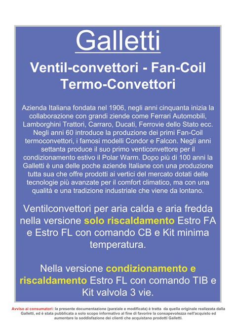 fan coil galletti iwc manuale telecomando|galletti fan coil manual.